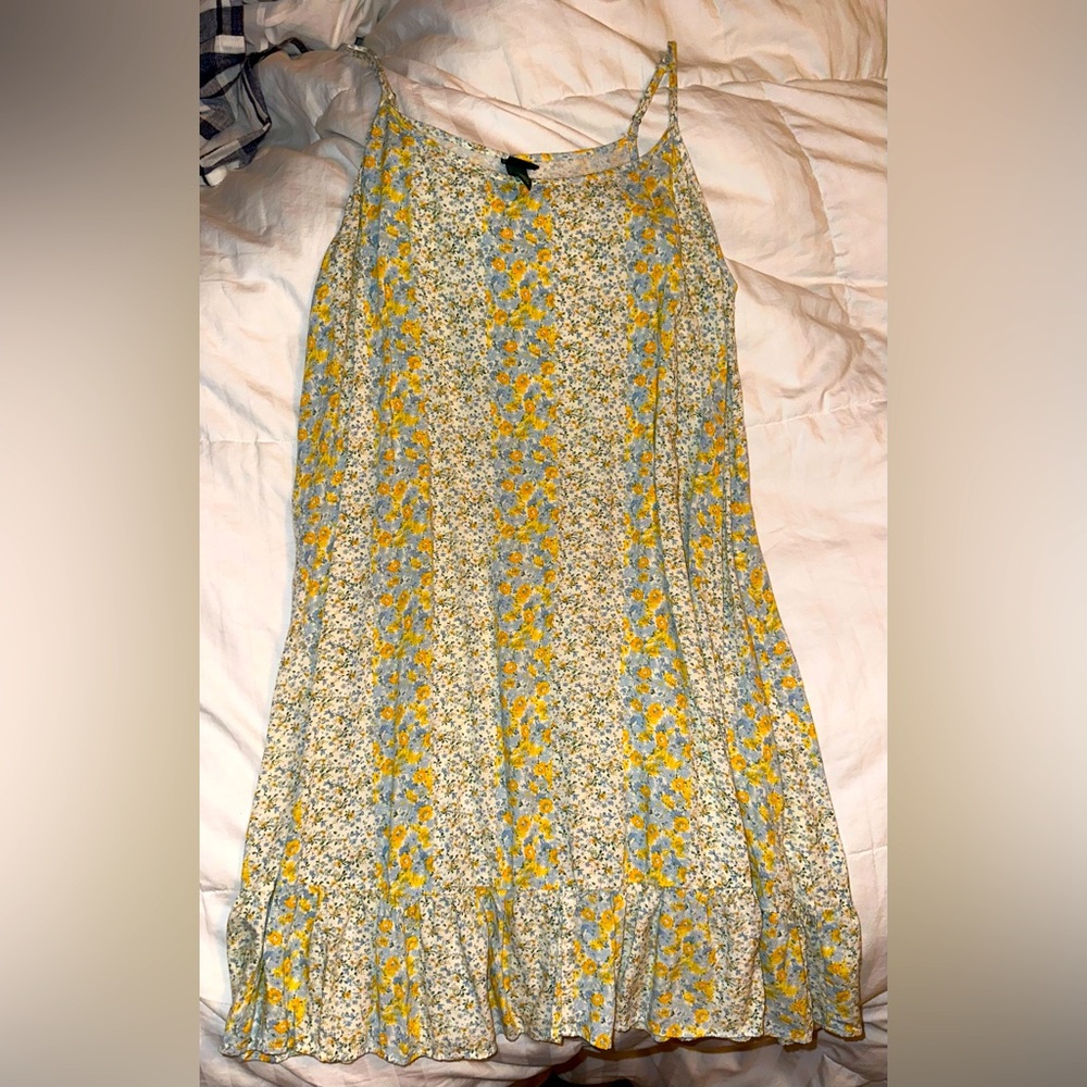 this is a sun dress, good for warm weather and something easy to slip on